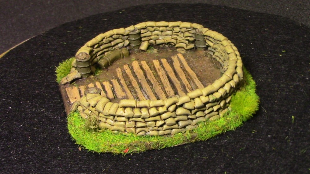 🔥 15mm Pro-Painted Baueda WW2 Mortar Pit