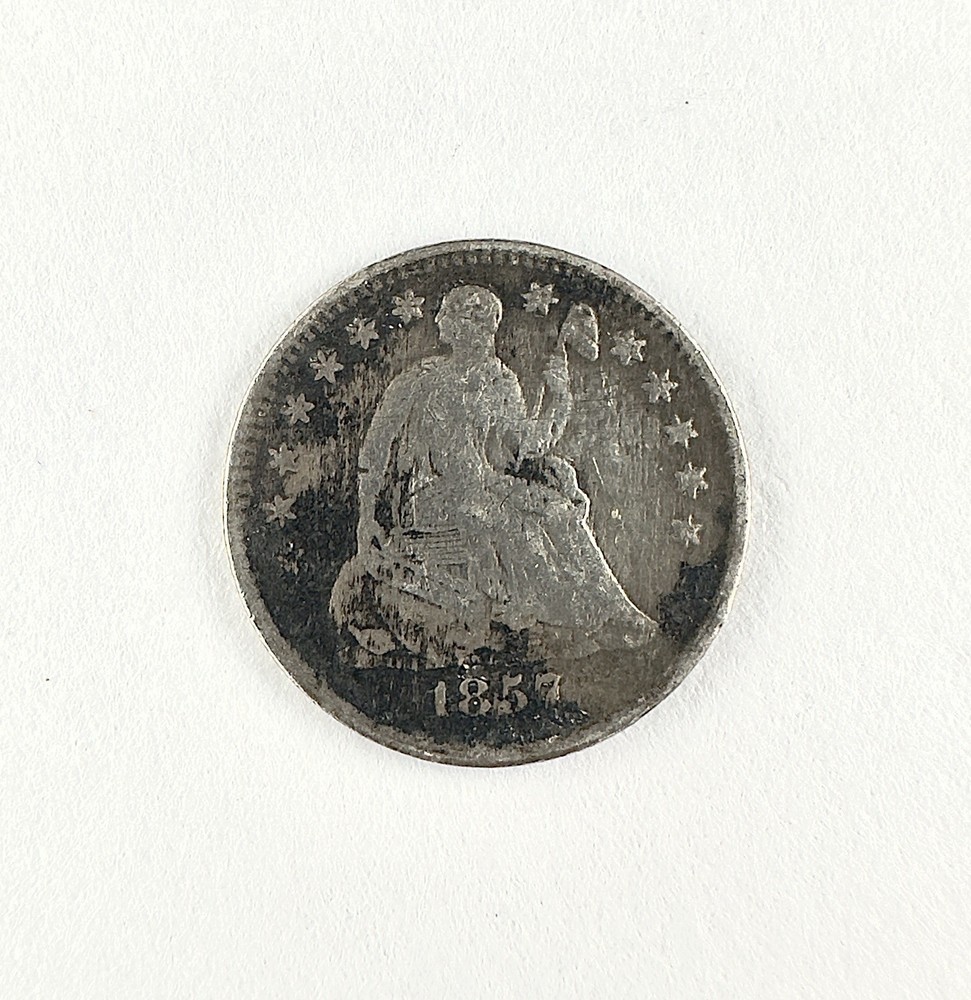 1857 Seated Liberty Half Dime