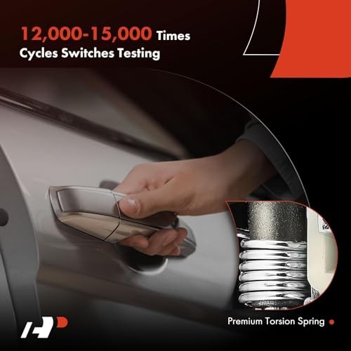 - Front Passenger Side Exterior Door Handle - Compatible Front Right Chrome