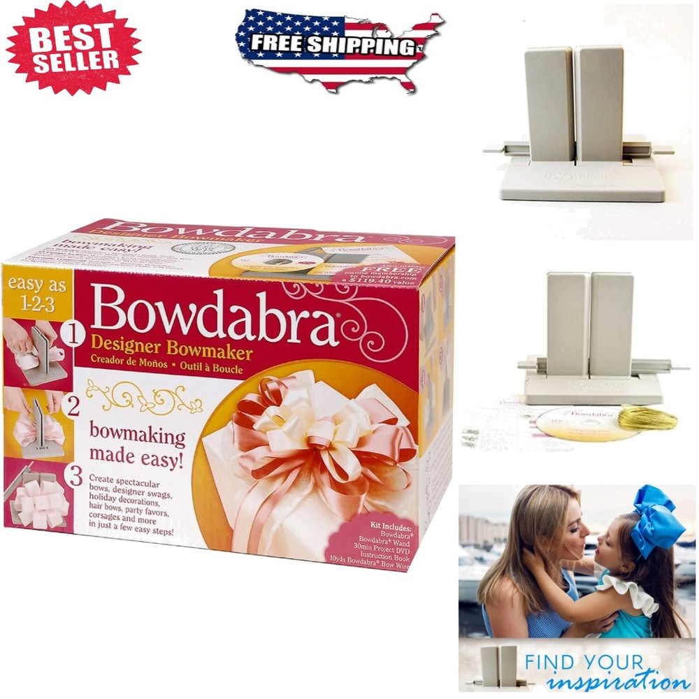 Professional Bow Maker and Craft Tool Set with Instructional DVD - Easy to Use
