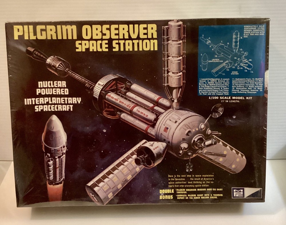 MPC 1/100 Scale Pilgrim Observer Space Station Kit # 9001/New/Sealed