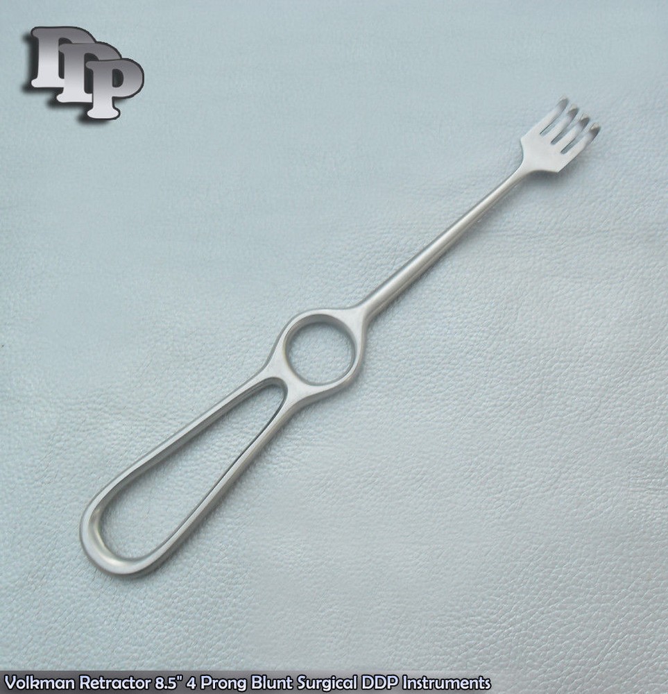 1 Each Volkman Retractor 4 SHARP Prongs 8.5'' Surgical Instruments