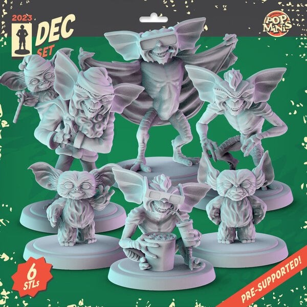 Gremlins - POP MINIS 28mm 32mm Scale Miniatures