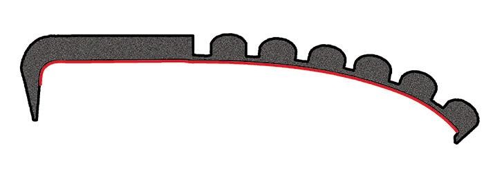 Pacer Performance Rail Guard 6' Tailgate Kit*Rail Gaurd