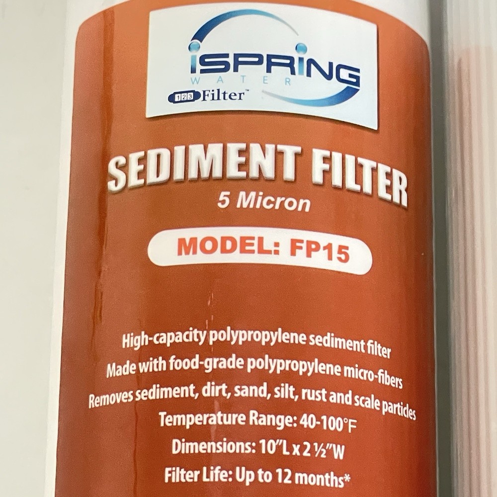 ISPRING 123 WATER FILTER REPLACEMENT FP15-FG15-FC15