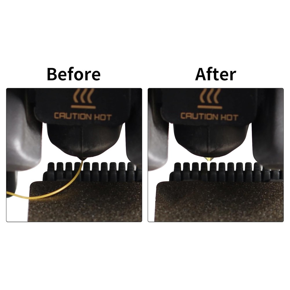 3D Printer Accessories A1 Nozzle Brush Replacement Kit(3Pcs): Hotbed Mounted Sil