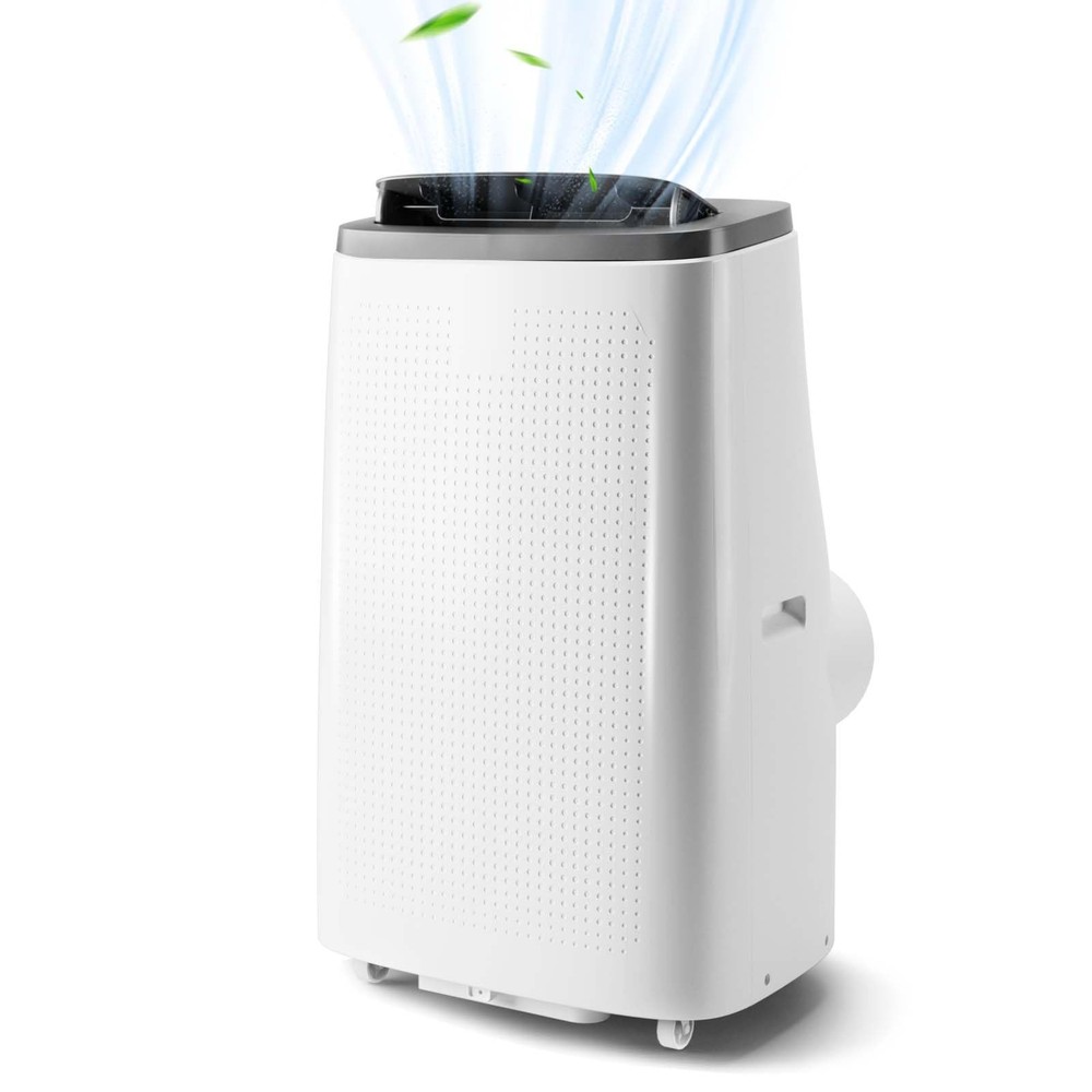 14000 BTU Portable Air Conditioner Remote Control Quiet Cools 700 Sq Ft Home