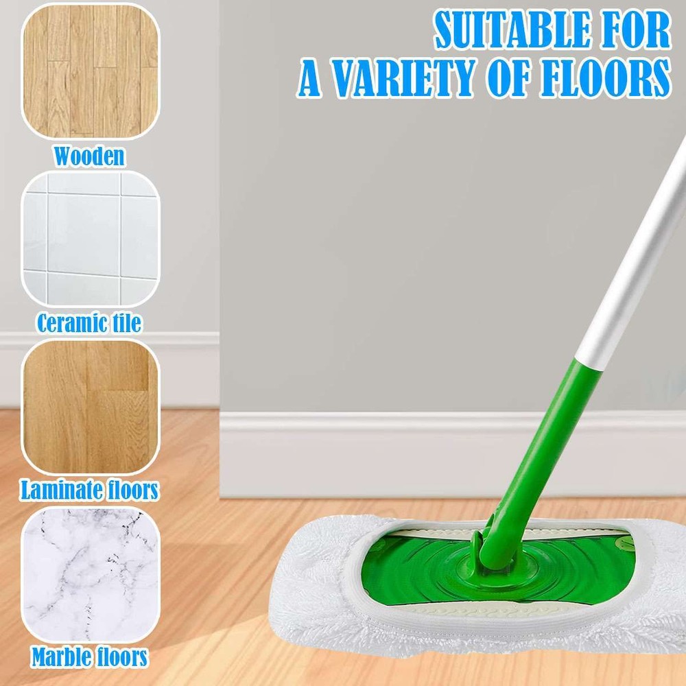 Replacement Microfiber Cleaning Pads For Bona Mop 10in /17.8in Reusable Tools