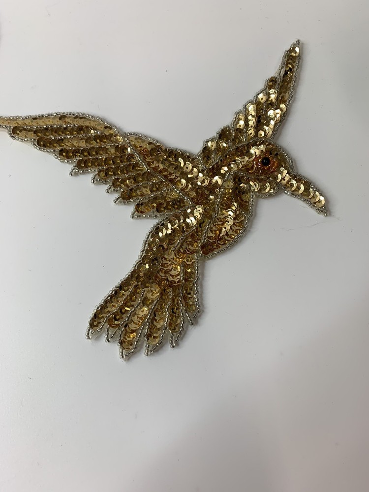 Sequence/Beaded Applique ELEPHANT PEACOCK BIRD