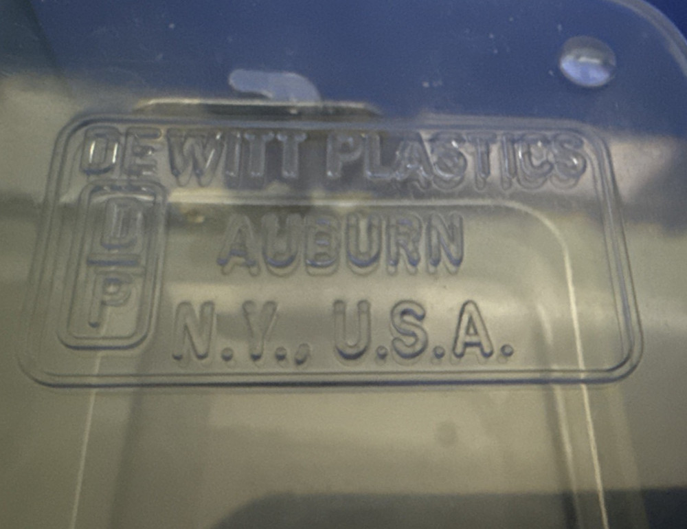 Dewitt Plastics®️ 5 Bays Divider Plastic Clear Case🛅