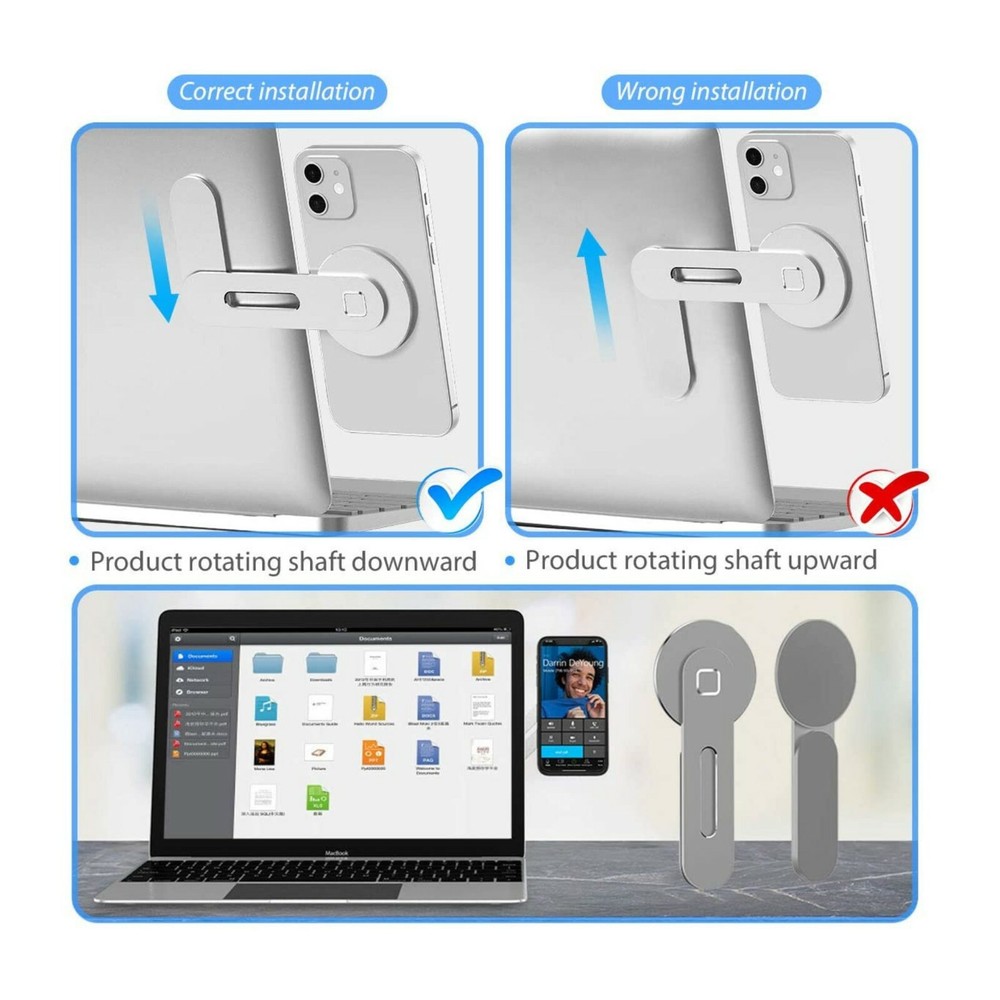 Universal Magnetic Phone Holder - Silver