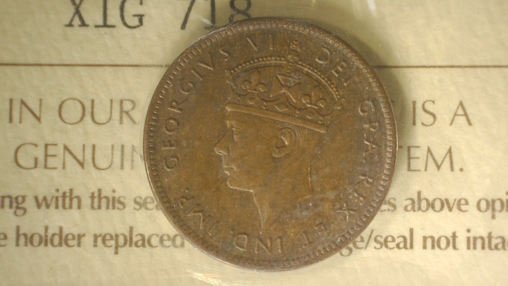 1940 - NFLD - 1 Cent - ICCS GRADED - ***MS-60*** - WOW