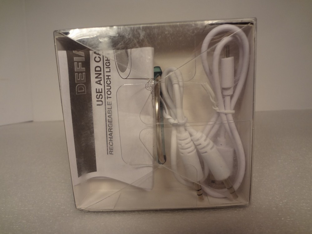 Defiant Rechargeable Color Changing LED Touch Light Bluetooth Speaker - Blue