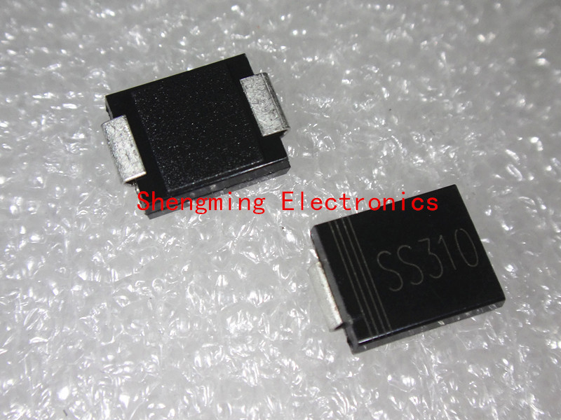 50PCS SS310 SR3100 3A 100V SMC Schottky diode