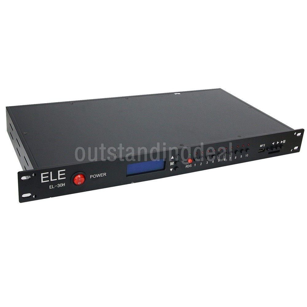 ELE EL-30H 30W FM Broadcast Transmitter with RDS and Power Amp Module os67