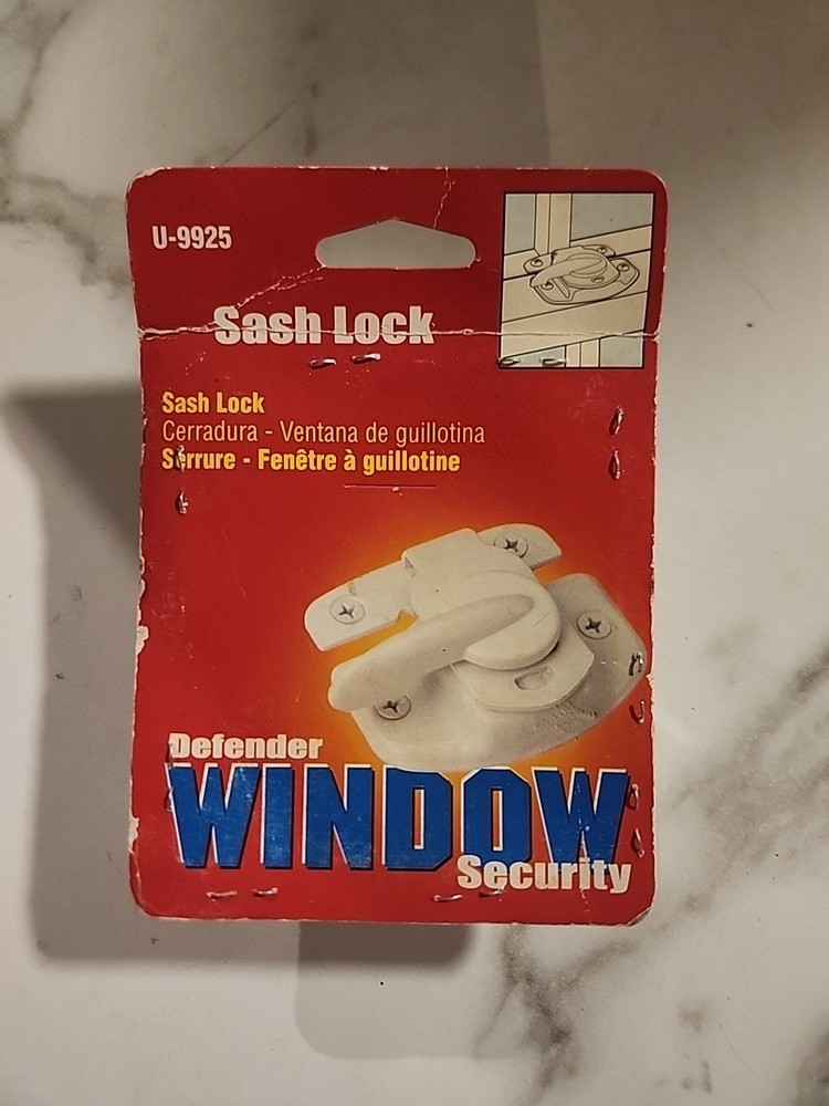 Prime Line Window Sash Lock, White (U-9925)FS