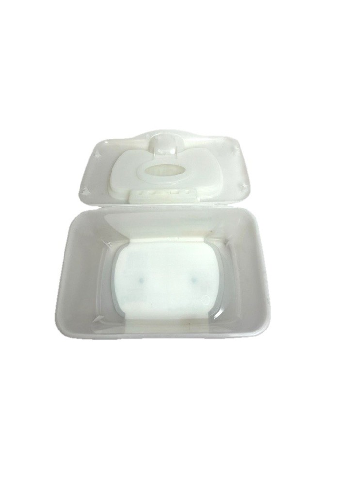Pampers Sensitive Baby Wipes Plastic Pop Up Refillable Container 64 Count EMPTY