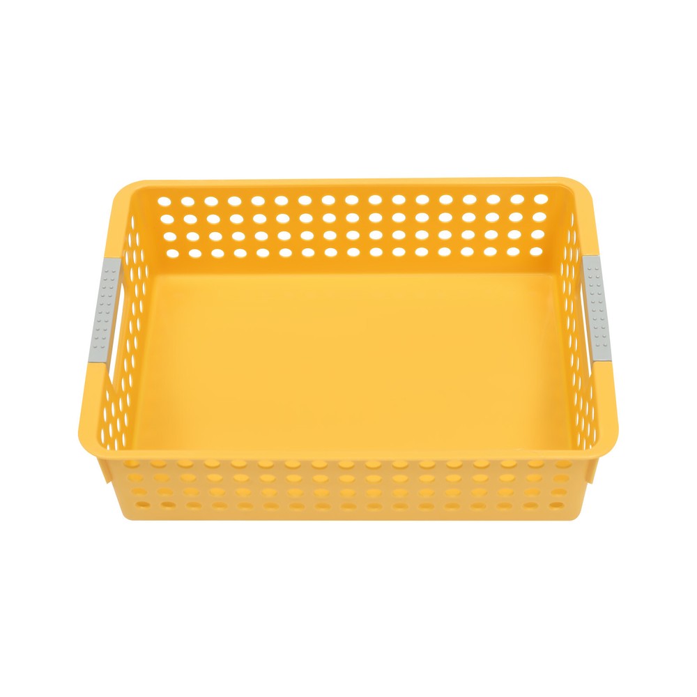 24 Pack Rectangular Classroom Baskets Colorful Organizer Storage Bin Book Baske