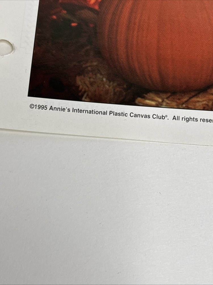 Count Scarey Dracula Halloween Annie's Attic Plastic Canvas Pattern Page