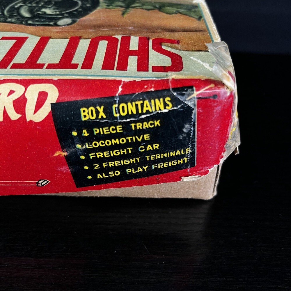 Vintage Atlas Shuttling Train & Freight Yard Set Original Box