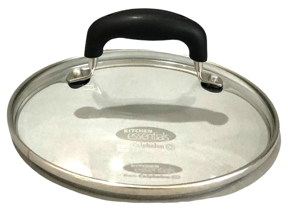 Calphalon Kitchen Essentials Replacement Glass Pan Lid Inner 6 5/8" Outer 7"