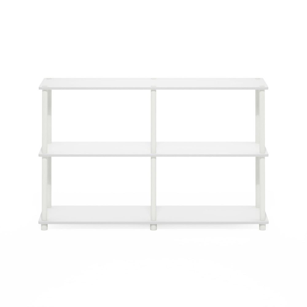3-Tier Double Size Storage Display Rack Amber Pine/Black