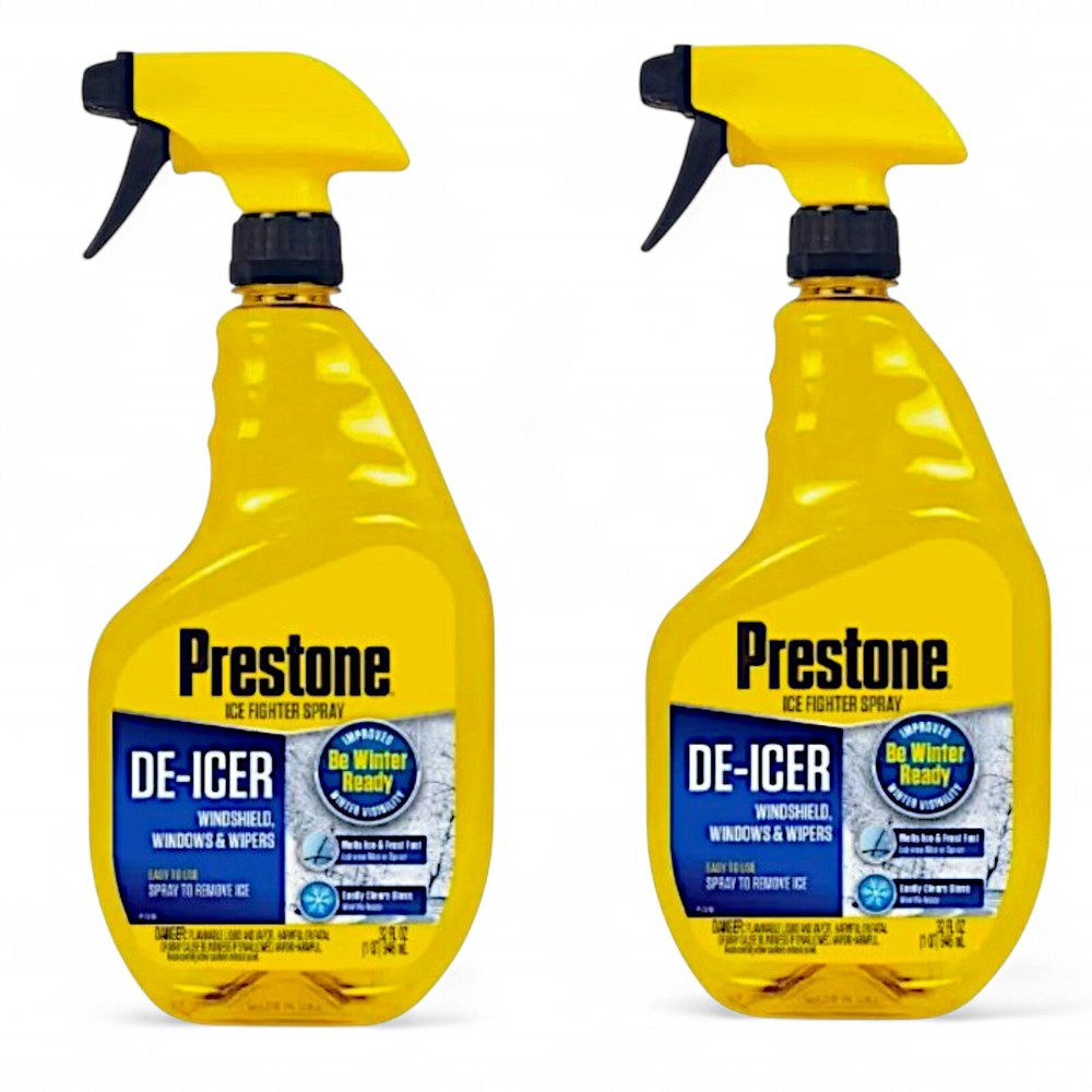 Prestone Trigger Spray Windshield De-Icer 32oz (2 Pack)
