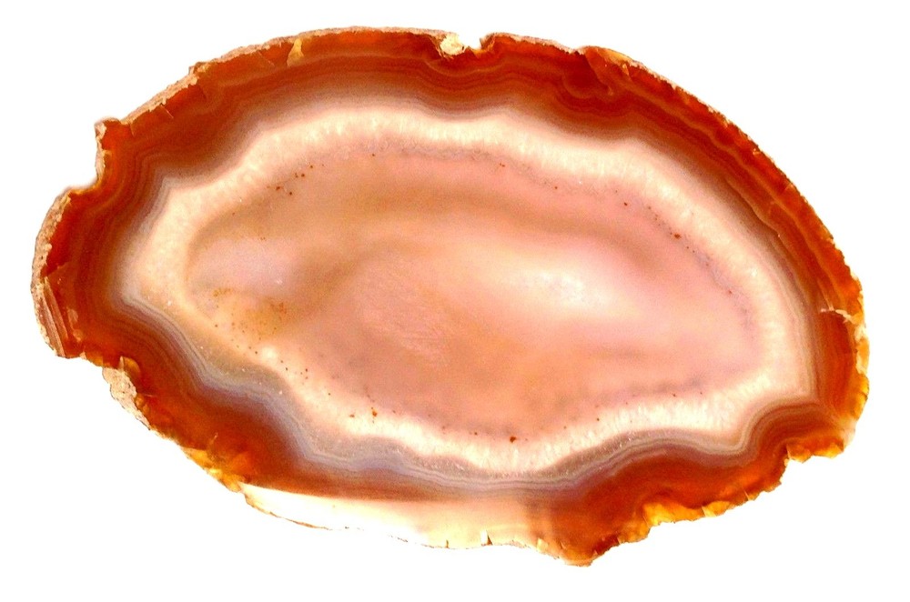 X1 Genuine Natural Agate Crystal Slice - 18cm
