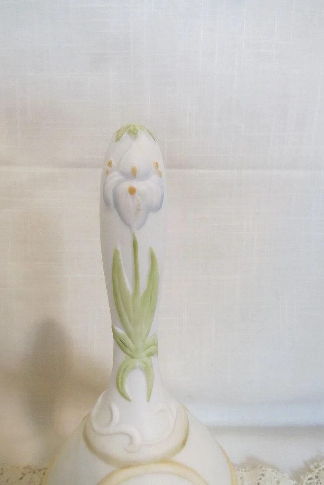 Vintage Lefton Christmas Bell Easter Bell Christopher Collection Hand Painted