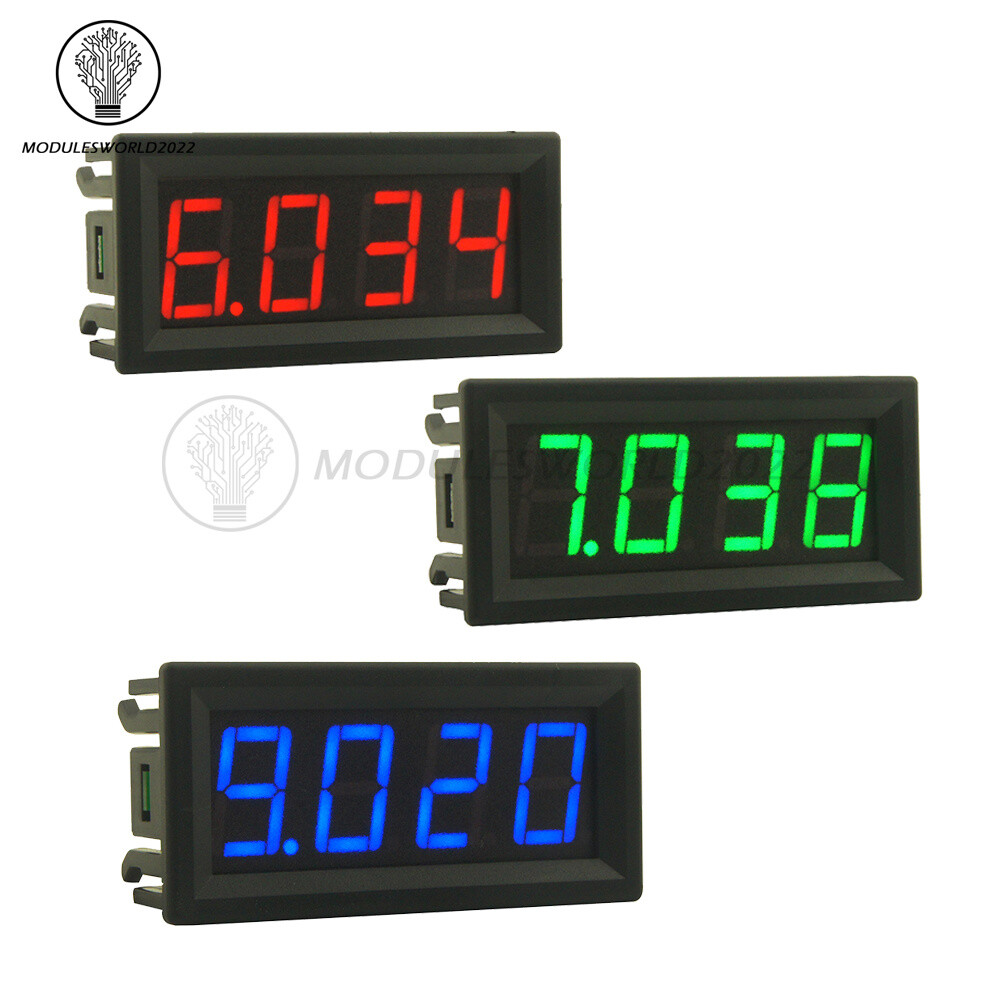 0-100V 0.56" 4 Bits LED Mini Digital Voltmeter Voltage Meter Volt Panel Tester