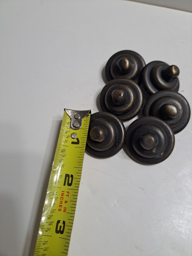 Vintage Set Of 3 Drop Bail Drawer Pulls Black