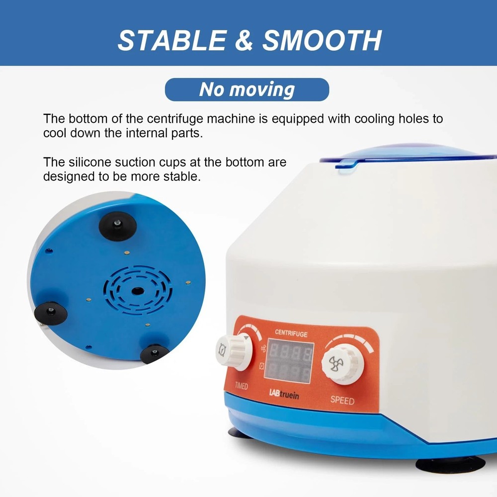 LABTRUEIN Centrifuge Machine, Lab LED Display Digital Betchtop Centrifuges