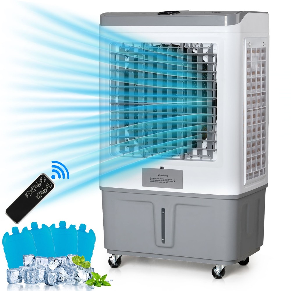 Business Indoor Outdoor Evaporative Swamp Air Cooling 2353-4118CFM 7.93-15.85Gal