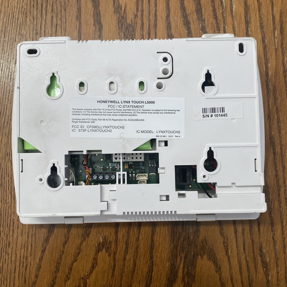 Honeywell LYNX Touch L5000 Wireless Security Control Panel With Transformer