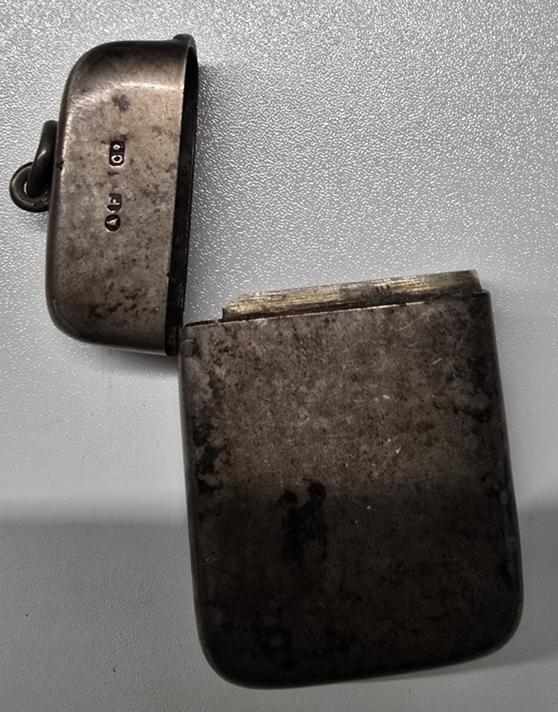 Gorham Antique Sterling Silver Match Safe/Vesta Case c. 1898