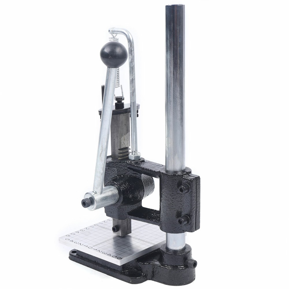 Manual DIY Leather Hole Puncher Hand Punching Machine Press Punch Tools US