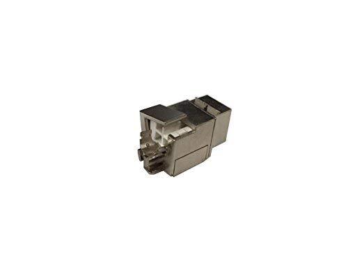 Ethernet coax wall plate with Cat6A shielded keystone jack(5 per order)