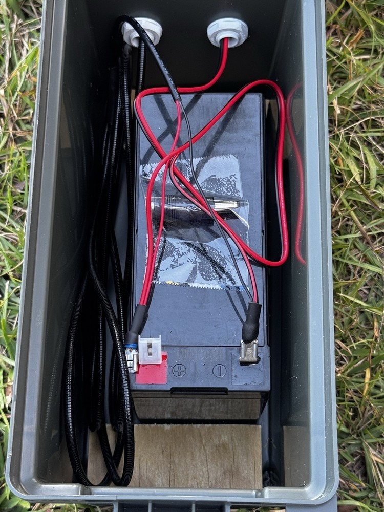 Deer Trail Camera External Solar Battery Power Panel Box