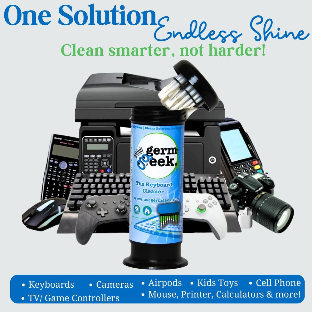 Keyboard & Electronics Cleaning Kit | Patented Precision Brush | MultiPurpose...