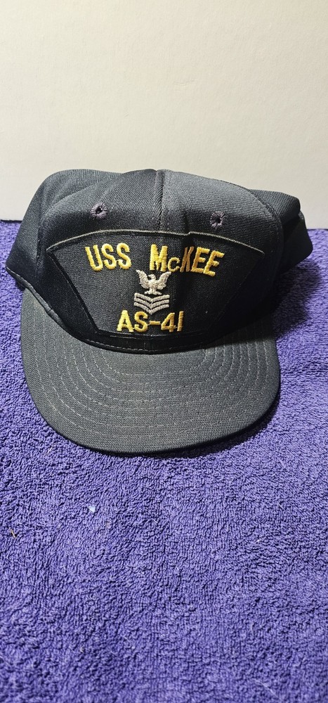 USS McKEE AS-41 Hat Double Knit Large