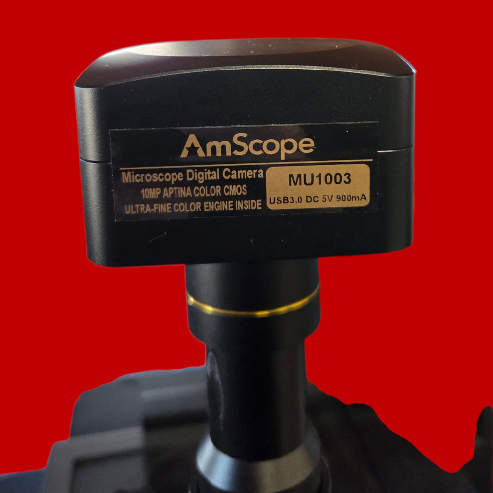 AmScope ME1400 Series Inverted Plan Optics Infinity-Corrected Polarizing Metallu