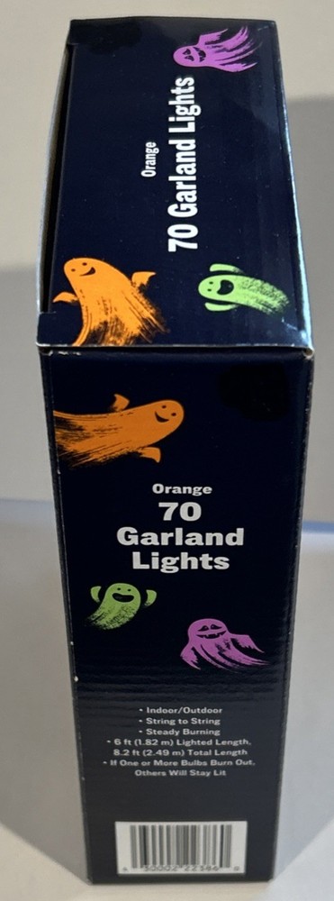 70 Count Orange Garland Lights