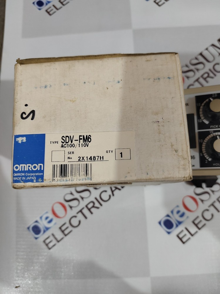 OMRON SDV-FM6 ELECTRONIC TIMER VOLTAGE 110VAC FREE FAST SHIPPING