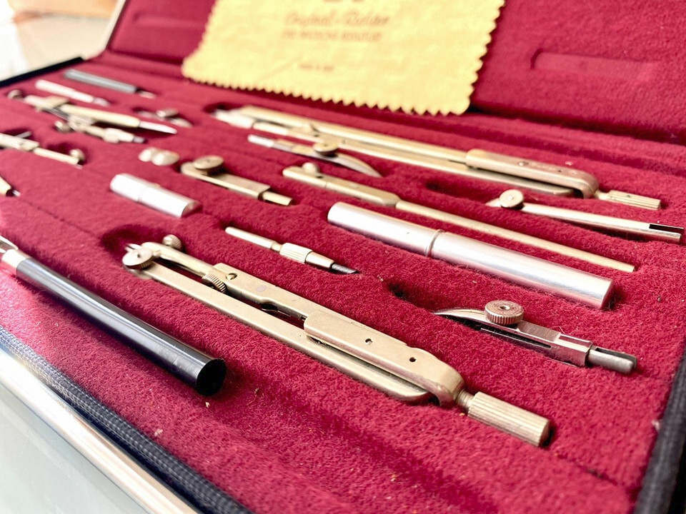 Drafting Drawing SET Mechanical Tools ORIGINAL RICHTER PRACISION Kopernikus XI