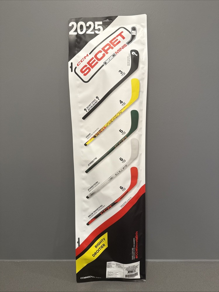CCM Secret Mini 2025 Mini Hockey Stick (Right Hand)
