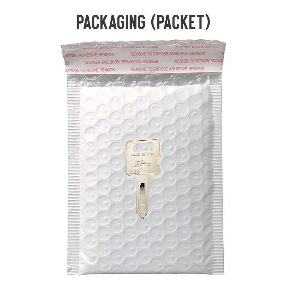 1560 Key Blank – Nickel