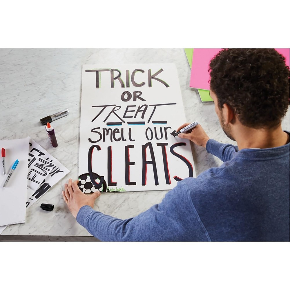 Sharpie Magnum Permanent Markers, Oversized Chisel Tip, Black, 12 Count -