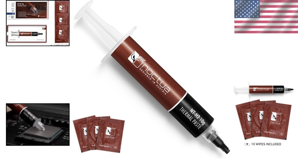 Efficient Thermal Compound + 10 Cleaning Wipes