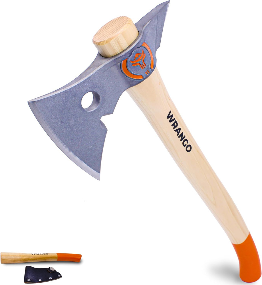 - Titanium Tomahawk Axe - 45% Lighter Industrial Strength Titanium - Precision T