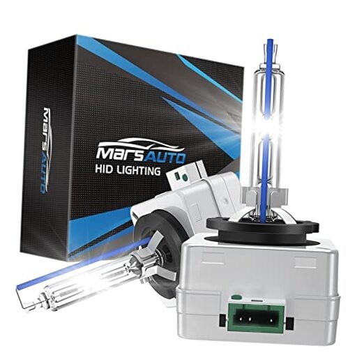 D3S HID Headlight Bulbs, 6000K Cold White, Xenon Replacement Bulb, 5 Years